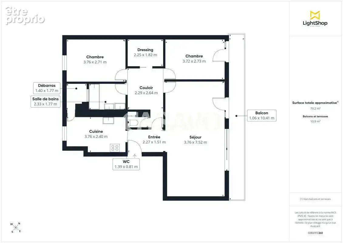 Vente Appartement 4 pièces de 79m² - 95600 Eaubonne - photo 17