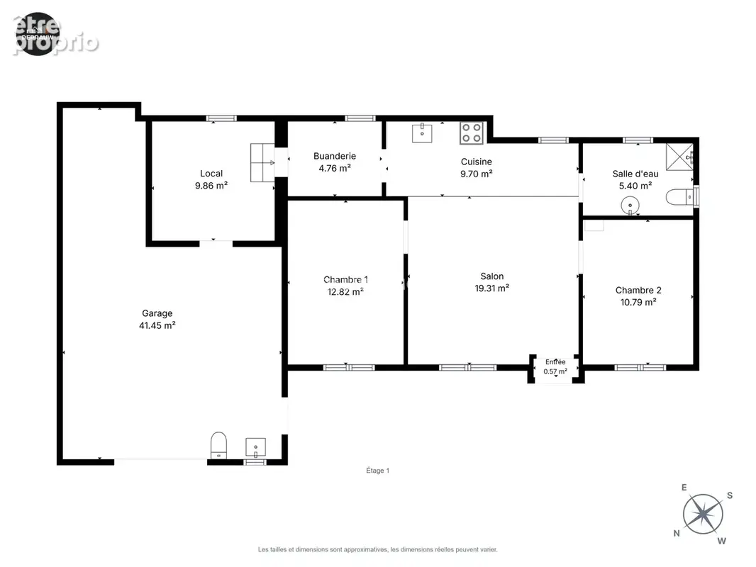 THÉZA - Maison T3 de plain-pied avec grand garage et terrasse - photo 13
