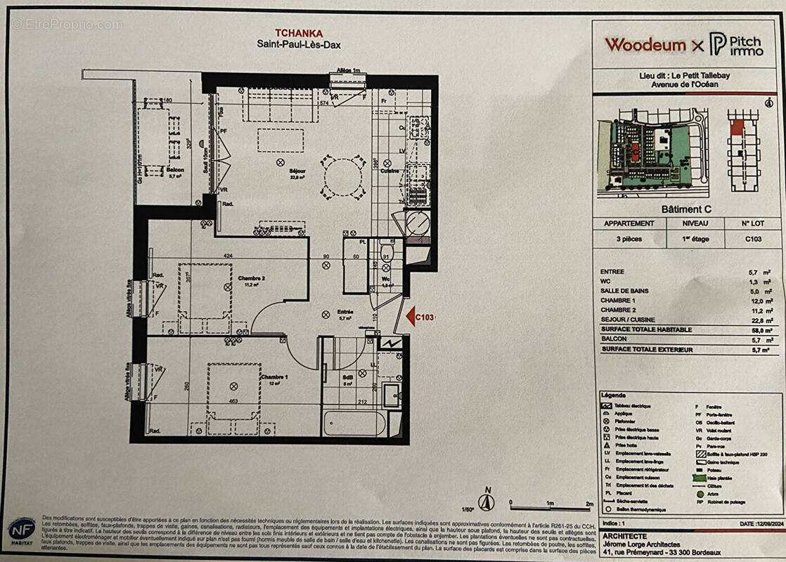 Appartement à SAINT-PAUL-LES-DAX