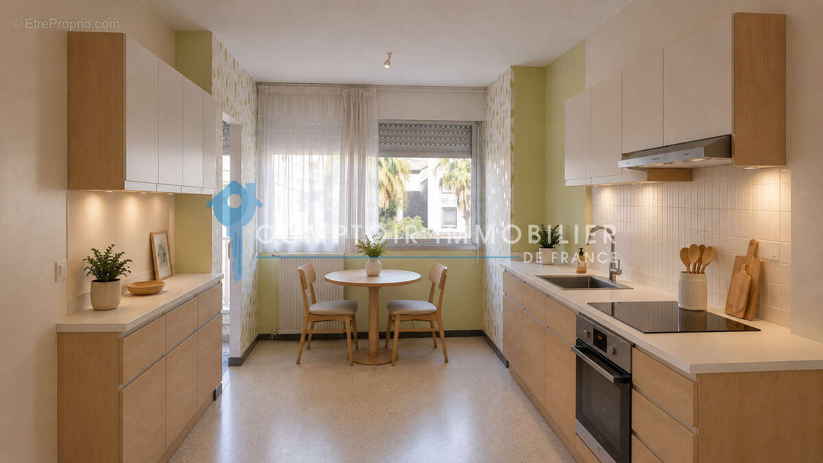 Appartement t3 avec ascenseur, loggia, proche jardins de la fontaine - photo 4