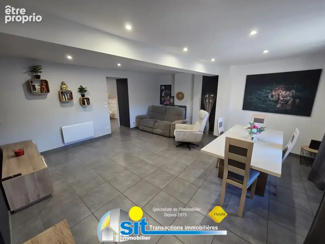 A vendre - reventin vaugris (38121) appartement type 3 106m2 habitables avec garage et terrasse - photo 4