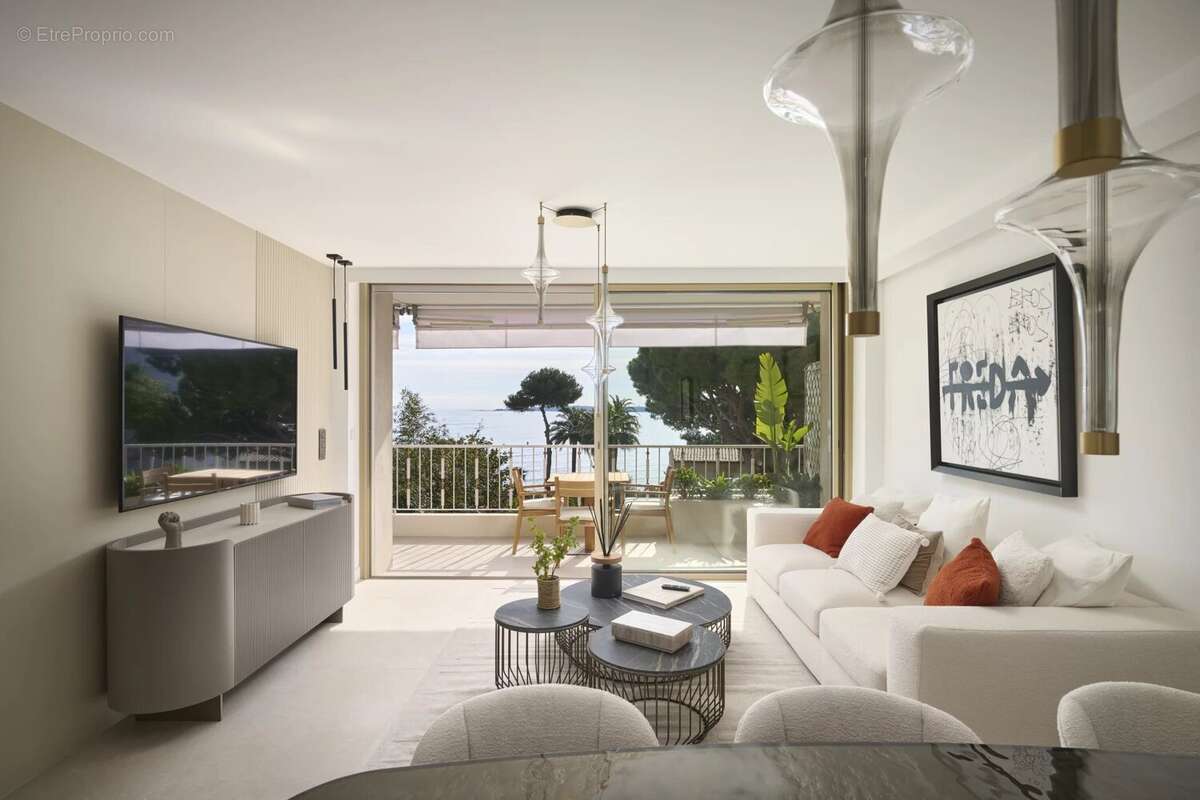 Cannes palm beach beau 4  pieces vue mer - photo 4