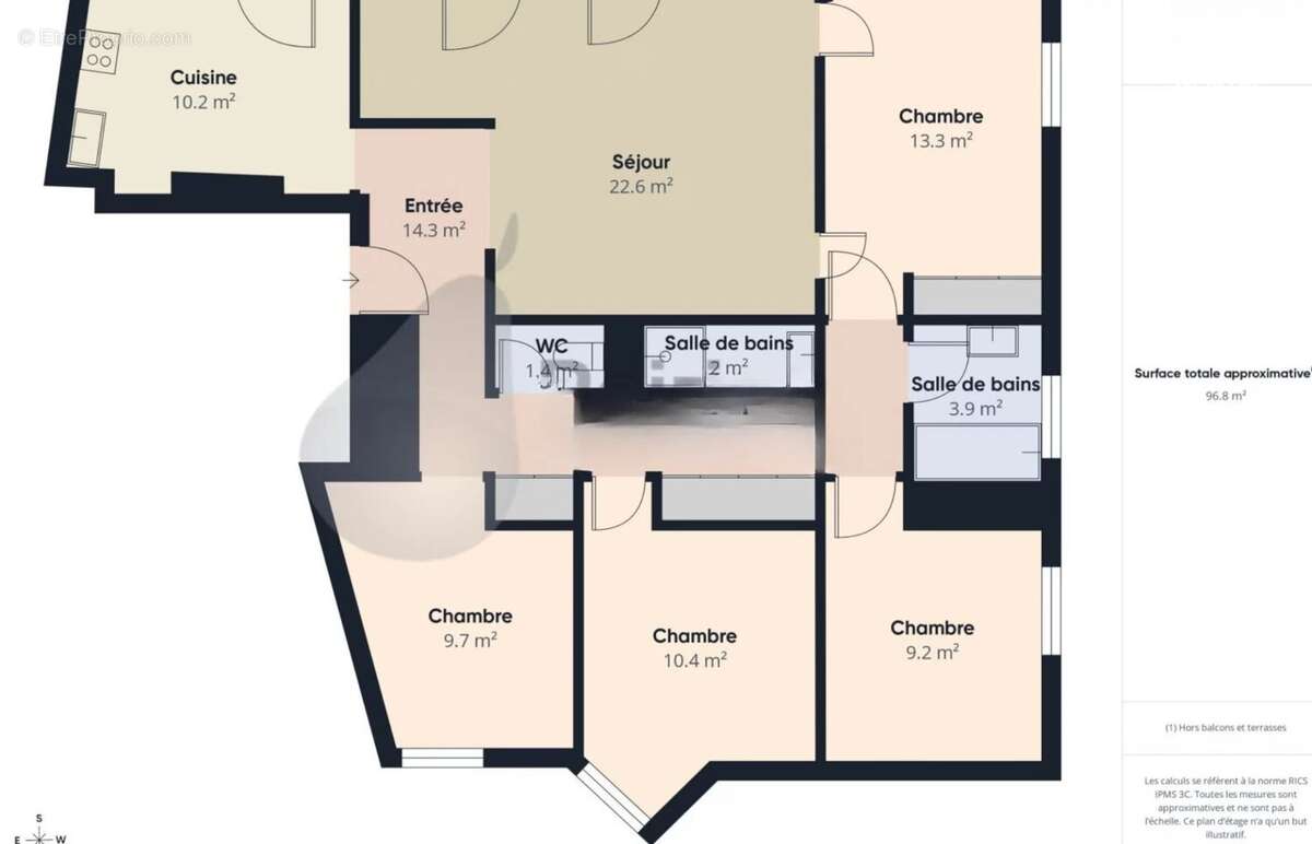 Appartement t5 - a vendre - thonon les bains - photo 10