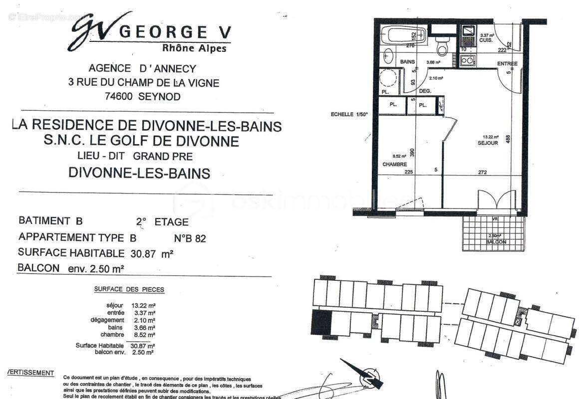 Appartement à DIVONNE-LES-BAINS