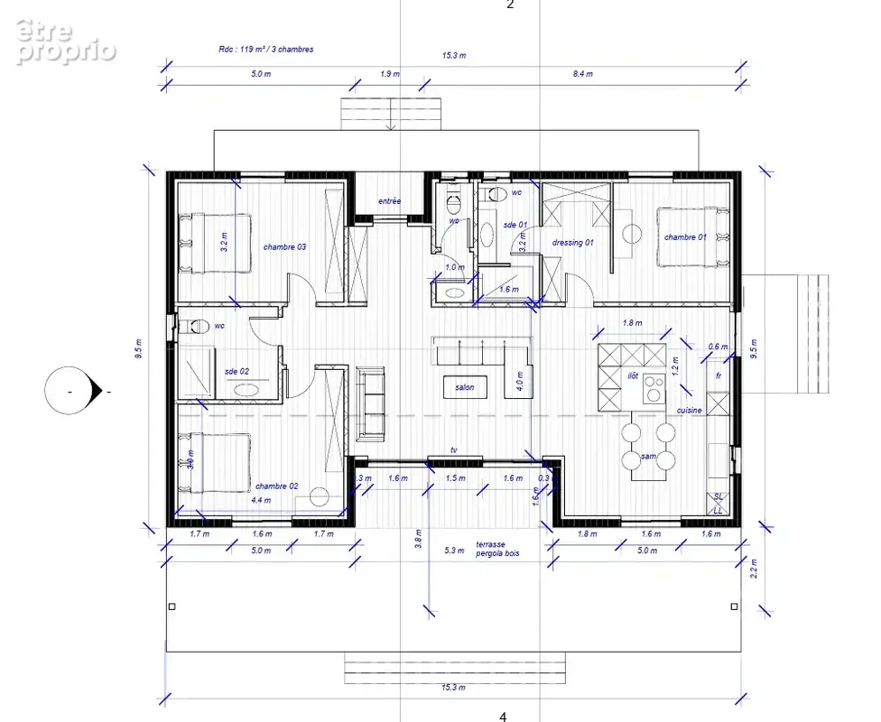 Maison avec terrain constructible de 4 260 m2 et un permis purgé de tous recours   Bonifacio, Vallée Saint-Jul - photo 32