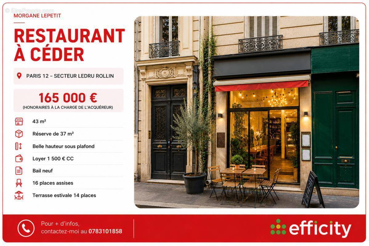 Commerce à PARIS-12E