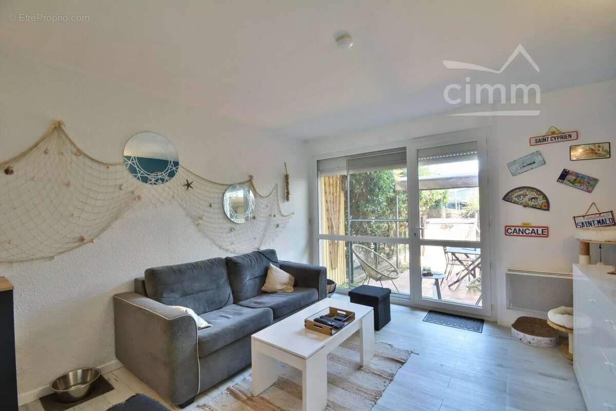 Achat - st cyprien plage 66750 - appartement 2 pieces - rdc - pyrenees orientales - region occitanie - photo 4