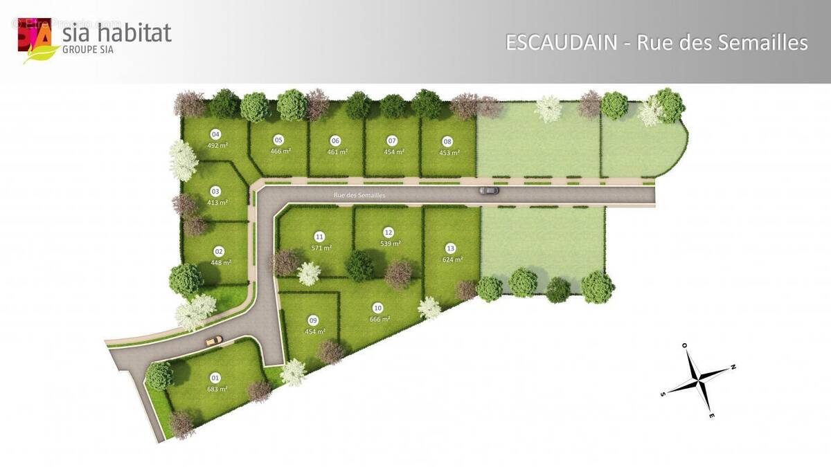 Terrain à ESCAUDAIN