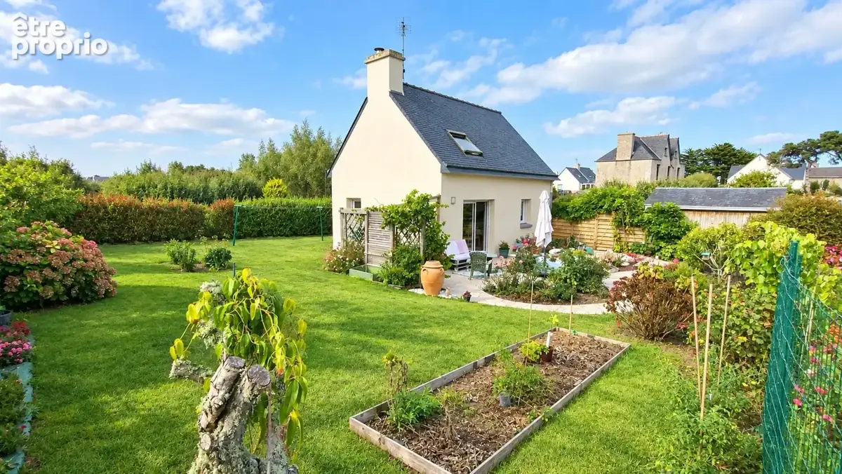 Maison à vendre 3 pièces GUILVINEC (29) en excellent état, au calme, beau jardin avec extension possible - photo 3