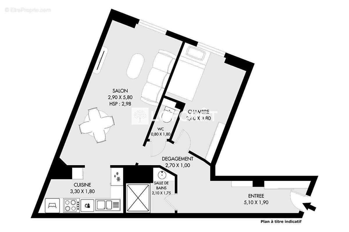 Appartement à PARIS-15E