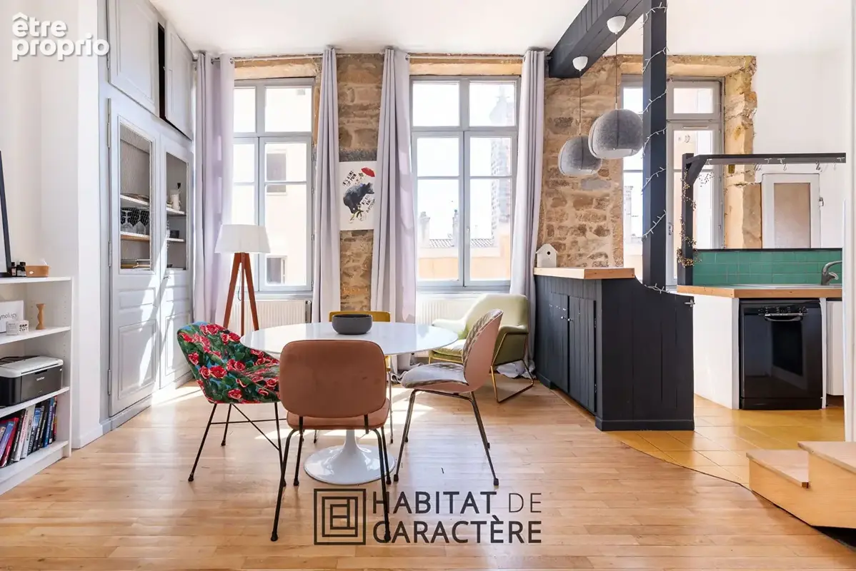 Appartement Lyon 3 pièce(s) - photo 2
