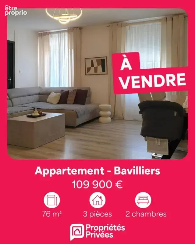 Appartement à BAVILLIERS