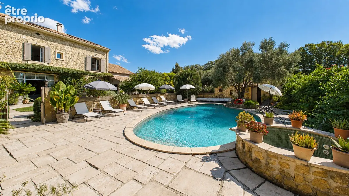 Domaine en pierre de 675 m² avec piscine sur près de 3 ha - Roquemaure - photo 14