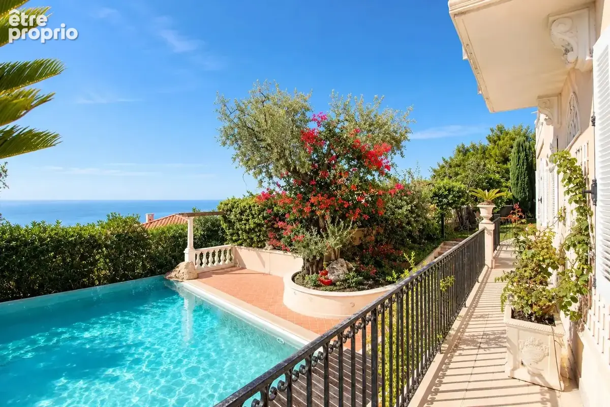 Cap d'ail - villa 350m²  terrain 1425m²  vue mer - photo 46
