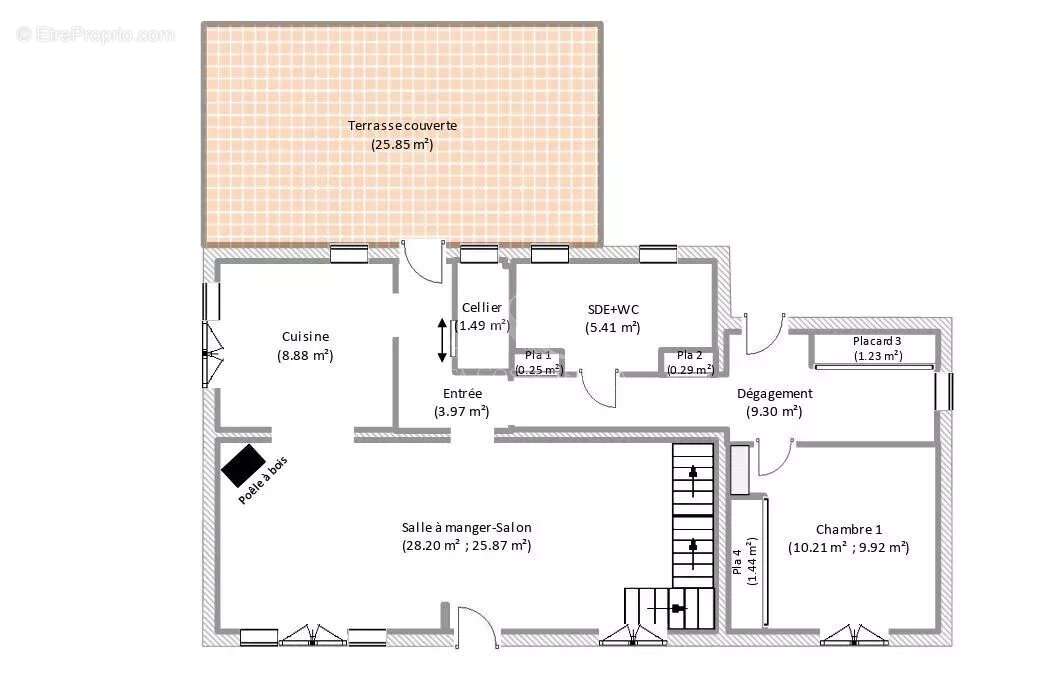 Maison à PRUNELLI-DI-FIUMORBO