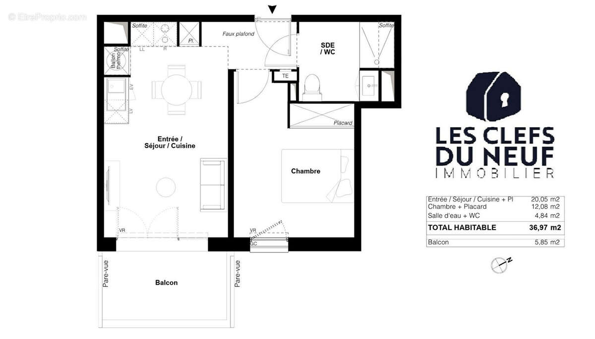 Appartement à TOULOUSE