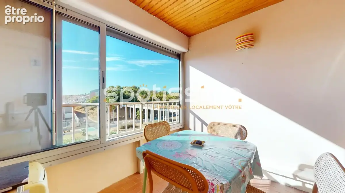 CAP D'AGDE, Falaises - Studio cabine avec loggia et Parking Privé dans résidence sécurisée - photo 8