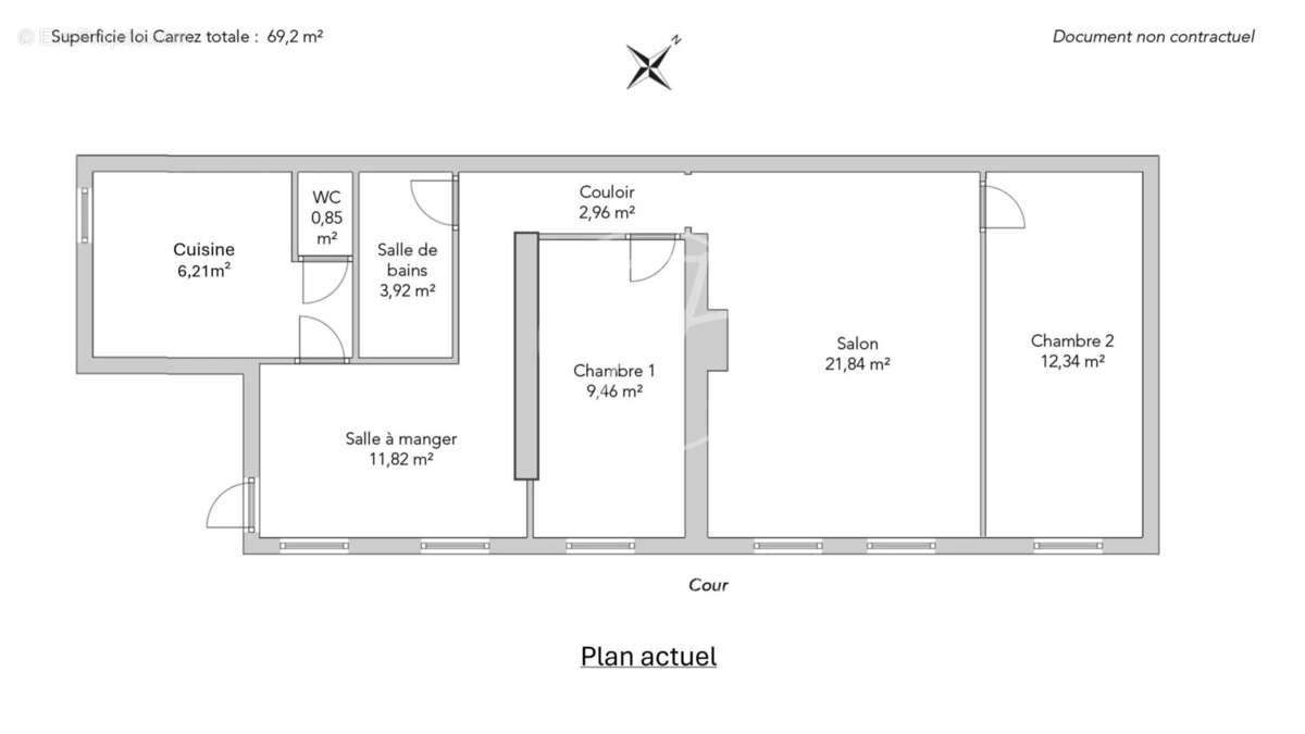 Appartement à PARIS-17E