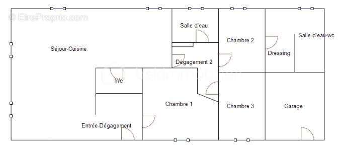 Villa 95m² - 3 chambres - terrain 499m² - photo 4