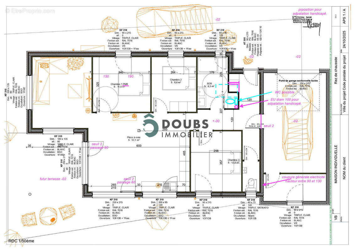 Maison à PIERREFONTAINE-LES-VARANS