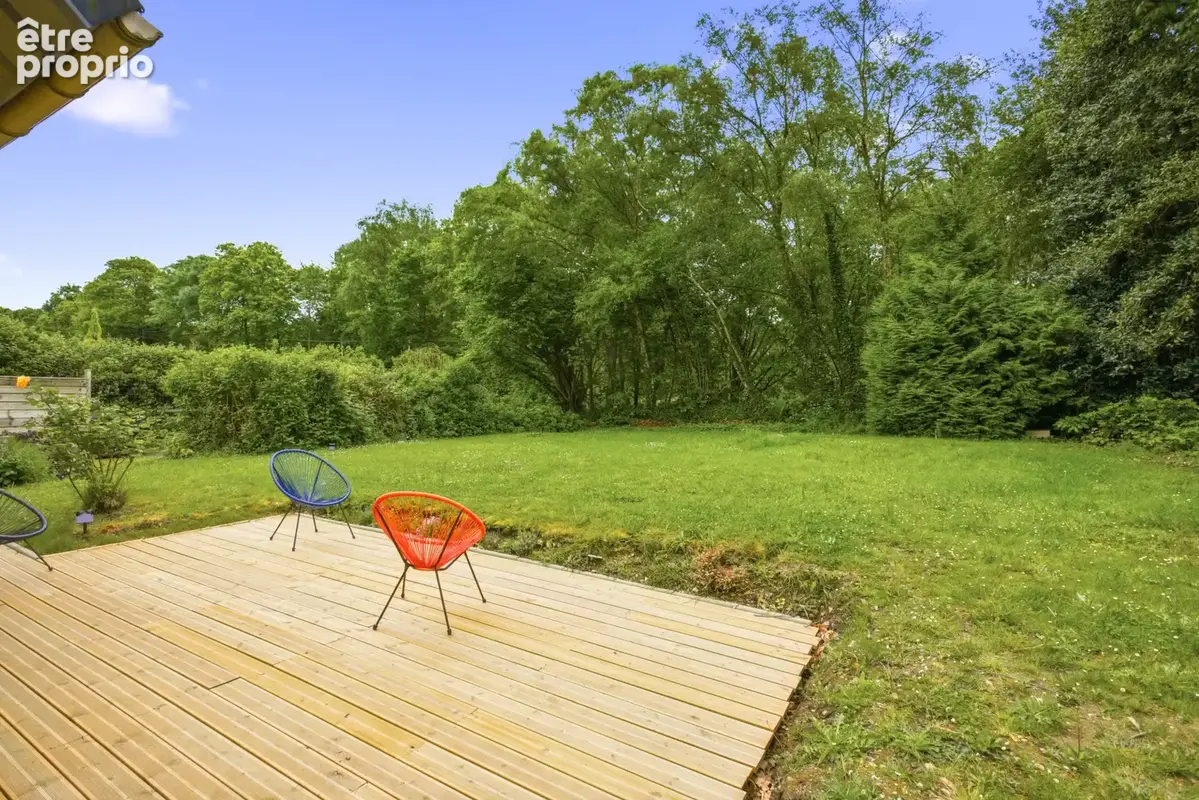 Maison à ossature bois   3 chambres   terrain arboré de 1 234 m2   à 5 km de honfleur - photo 7