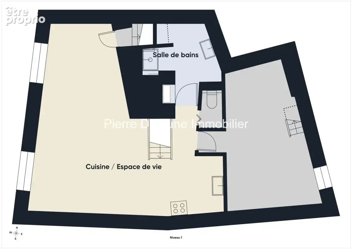 Maison en pierres dorées rénovée, Moiré - photo 12