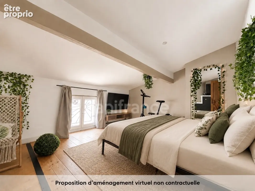 Gigean(34), à vendre maison de village rénovée p4, surface totale 126 m2, terrasse 10 m2, garage 26 m2, centre ville - photo 16