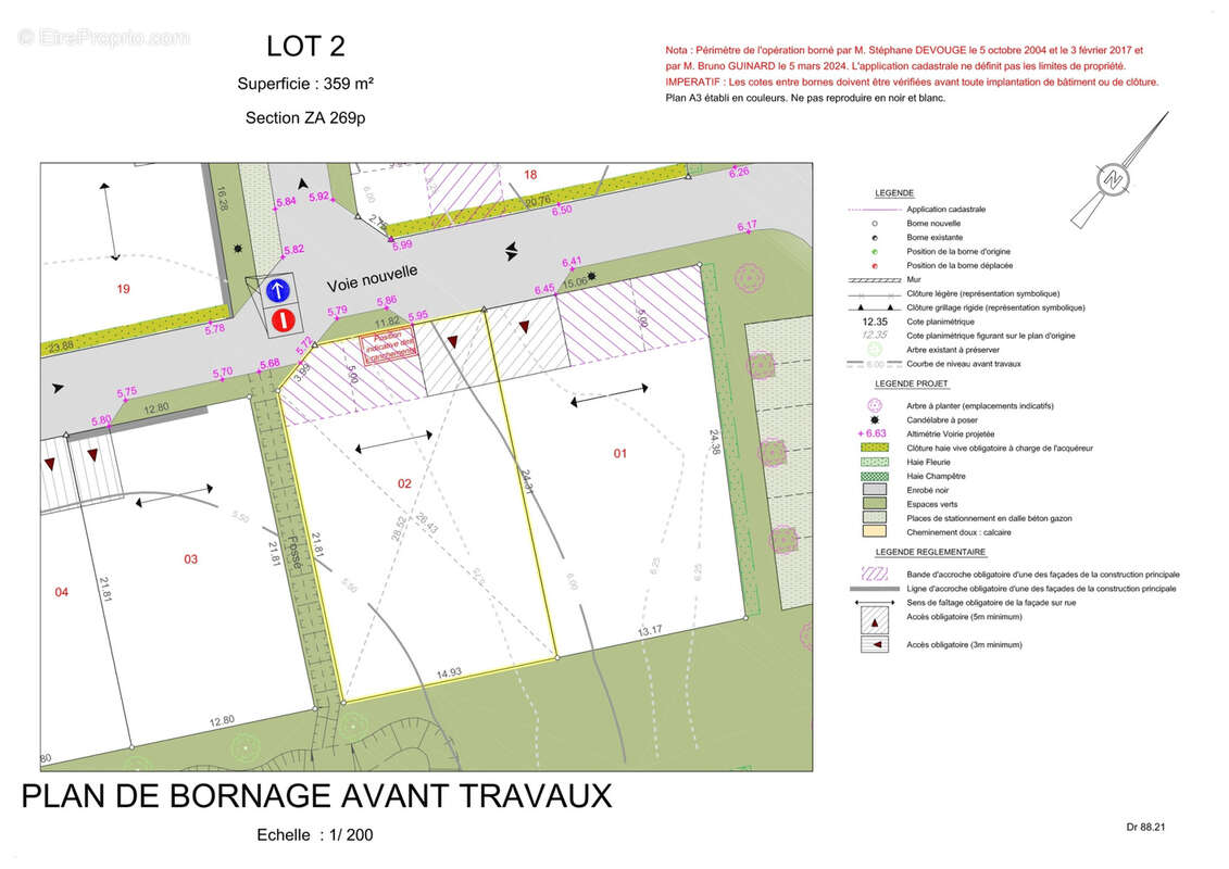 Terrain de 359 m2 viabilisé lot 2 - photo 2
