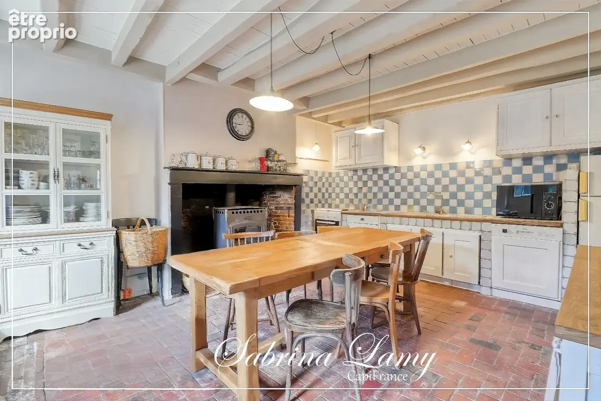 Maison de campagne de caractère – 201m² – beaux volumes – 5 chambres – terrain 898 m² – fromentières - photo 5