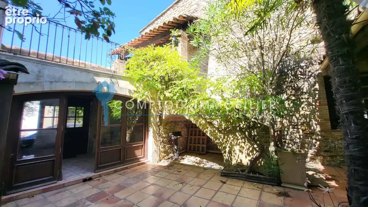 DPT GARD (30), à vendre, SAINT CHRISTOL LES ALES, maison de village type 6 de 132m2 habitables avec cour, terr - photo 9