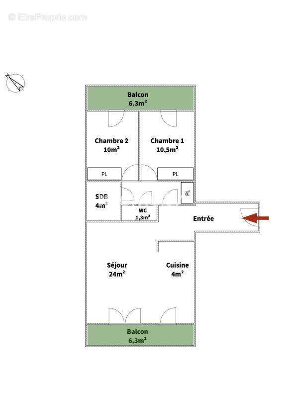 Appartement à MASSY