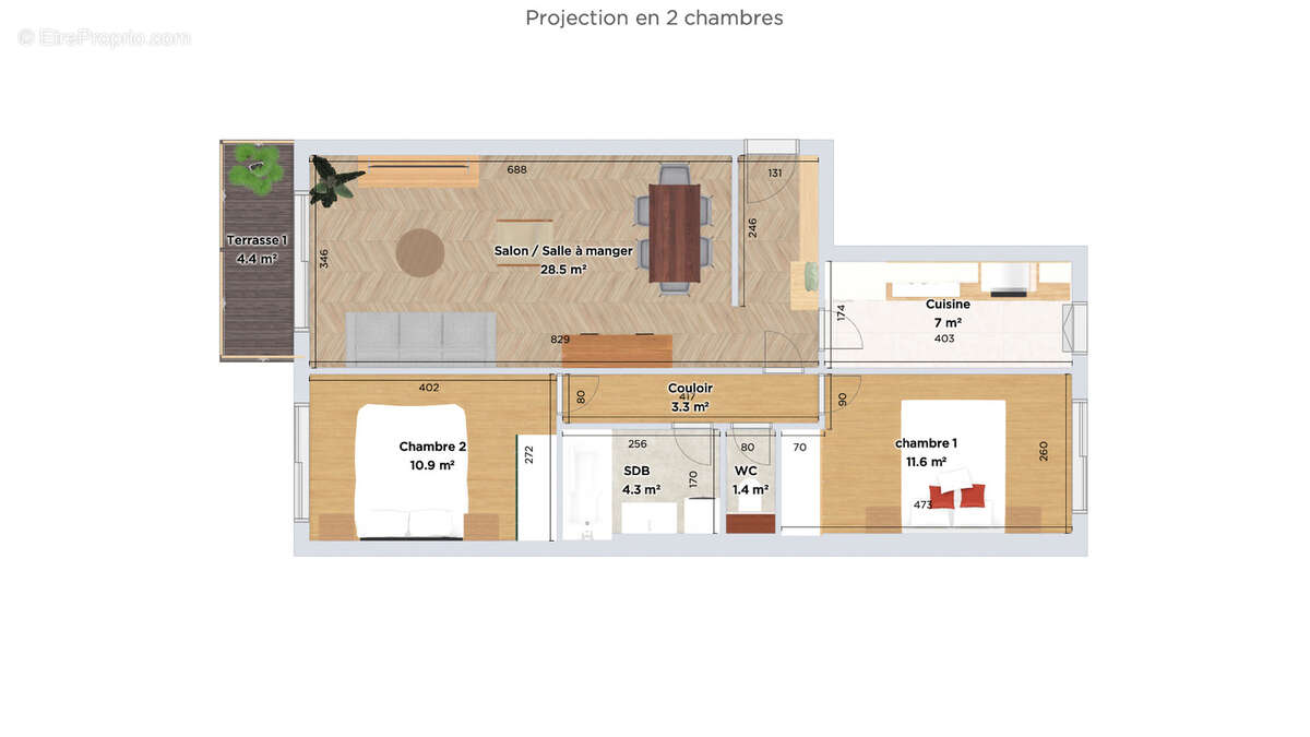 Appartement à BOULOGNE-BILLANCOURT