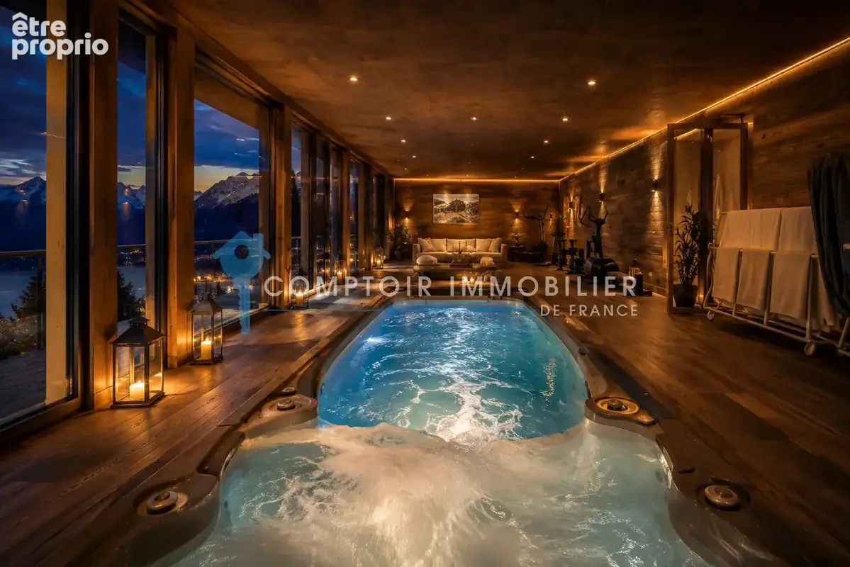 Chalet d’exception   380 m2  piscine intérieure  jacuzzi  vue panoramique  fort potentiel locatif-  66210 - photo 4