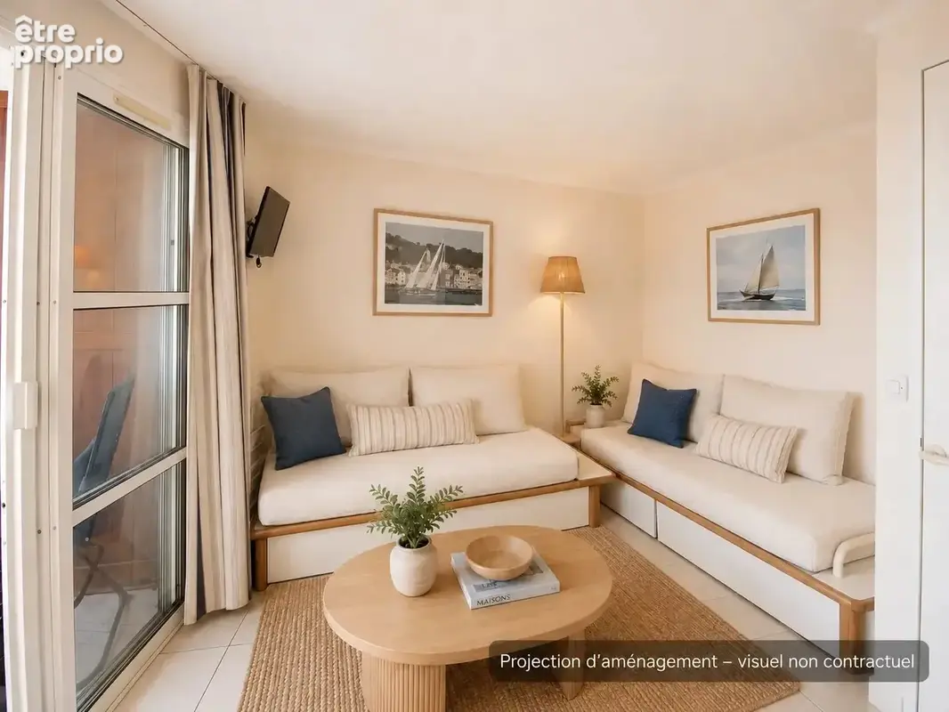Agay Cap Esterel bel appartement 2 pièces vue mer, parking - photo 10