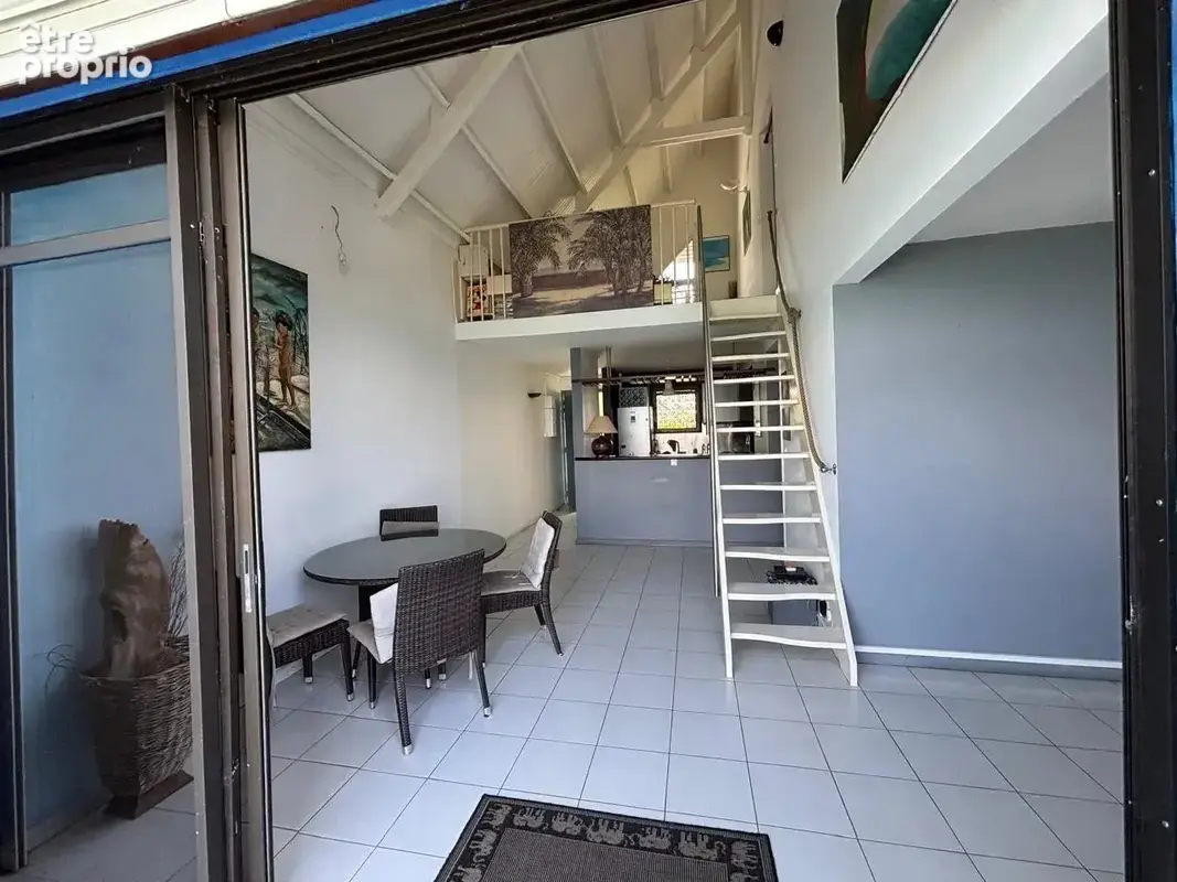 Appart t4 mezzanine en duplex vue mer exceptionnelle  à bas-du-fort - photo 12