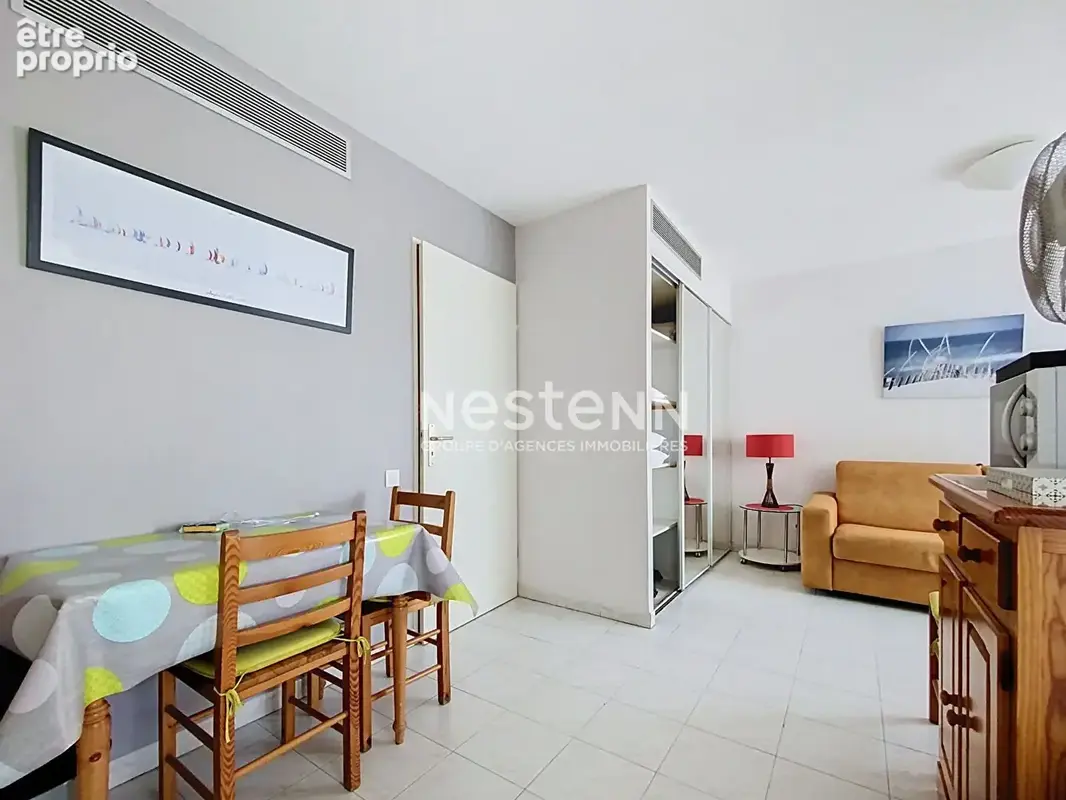 Golfe juan - studio 26m2 - terrasse - piscine- apercu mer - photo 7