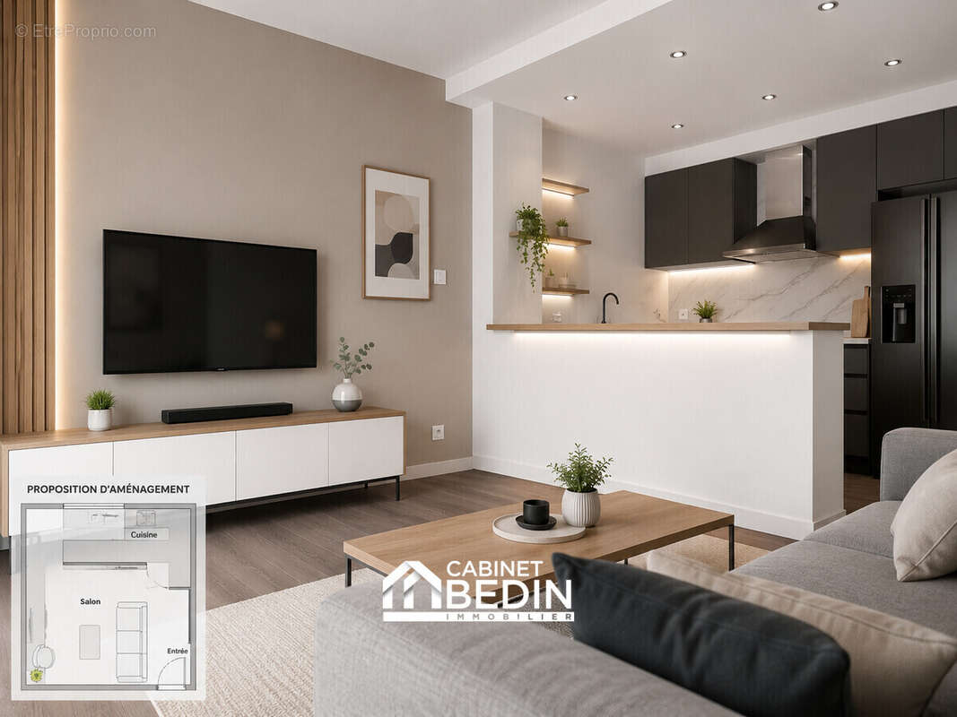 Appartement 32 m² à Blagnac  - photo 3