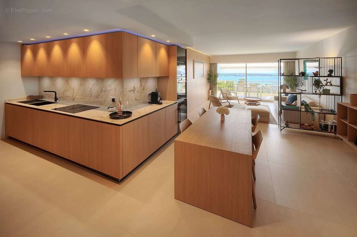 Superbe 4 P Vue panoramique mer Résidence de prestige Cannes Californie - photo 5