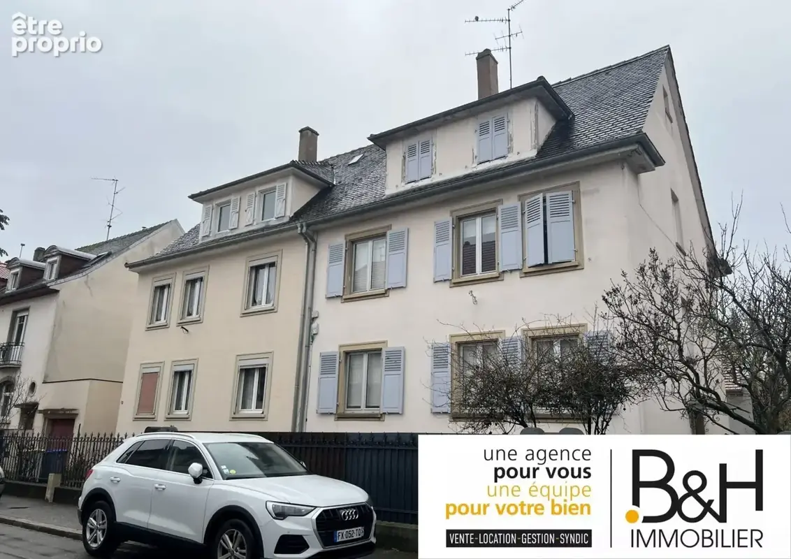 Appartement 3 pièces 60 m² · à Strasbourg · 60 m² · 170 000 €
