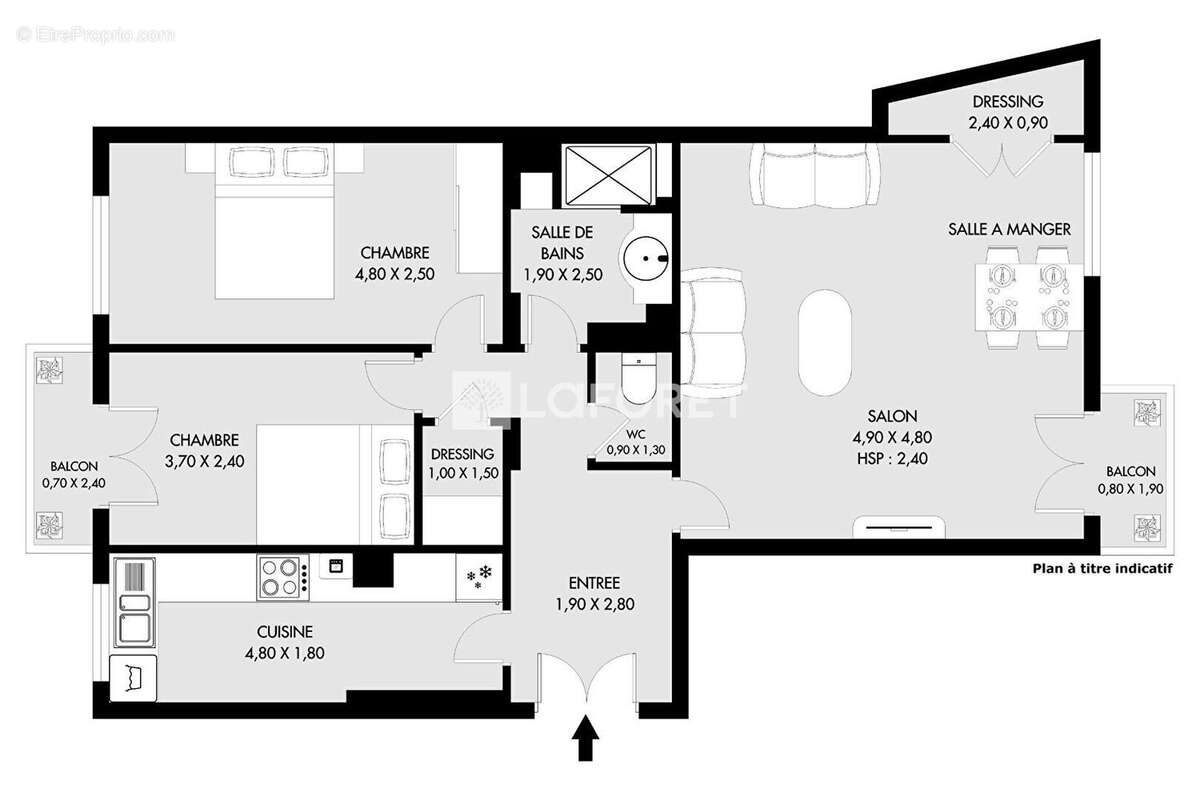 Appartement à PARIS-15E