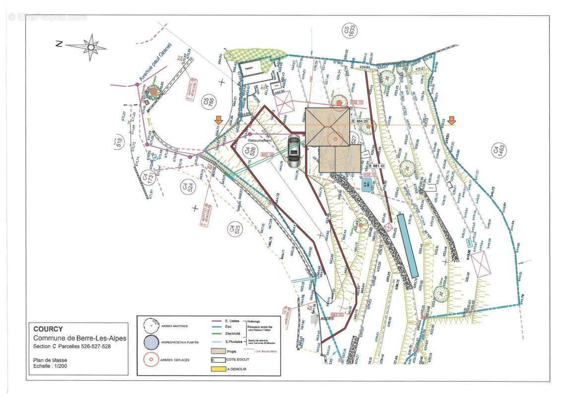 Terrain à BERRE-LES-ALPES
