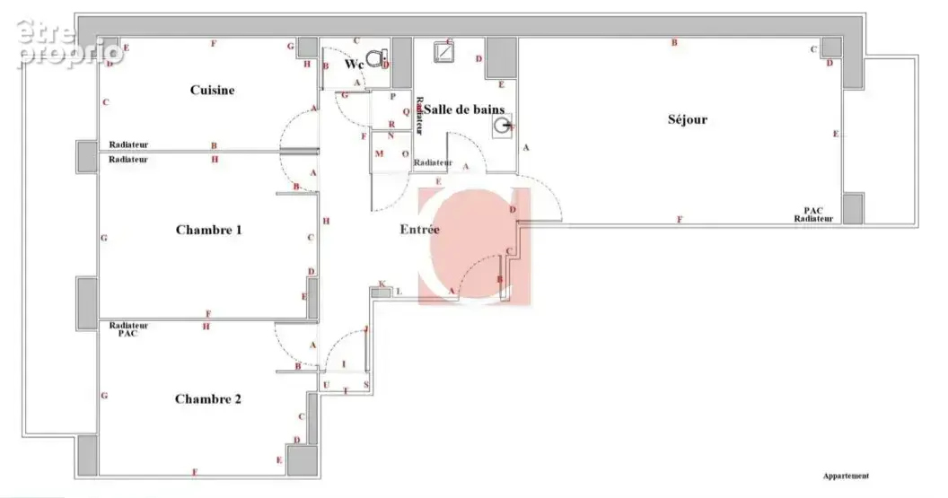 Nice - quartier des musiciens - palais henri iv - élégant 3 pièces traversant de 74 m² avec 2 balcons, garage fermé et cave - photo 12