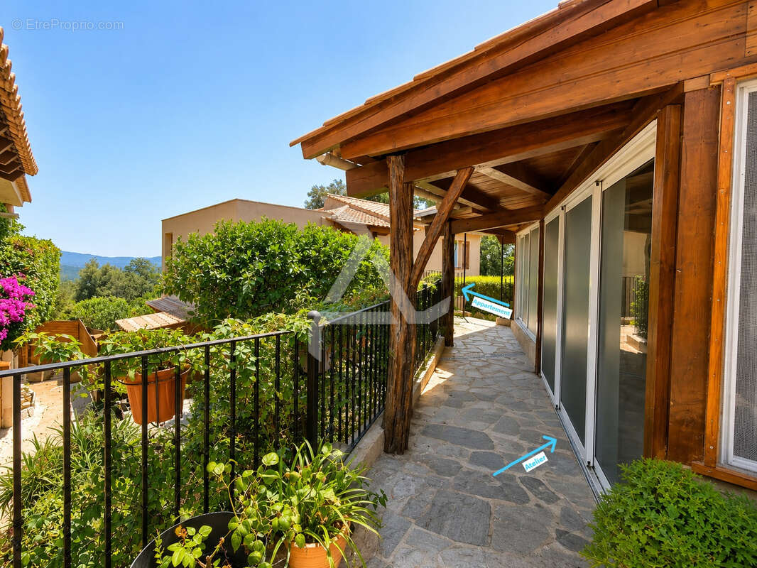 Appartement t2 de 60 m2 avec atelier de 56m2 dans petite copropriété de charme à 20min de porto-vecchio - photo 19