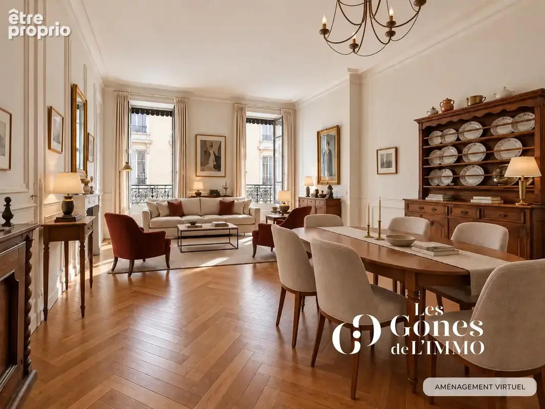 Fénelon  appartement haussmannien 103,62 m2   2/3 chambres - charme de l'ancien - photo 8