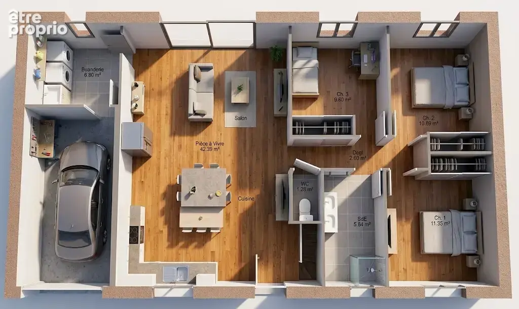 Maison 3 chambres / garage / Vassel - photo 3