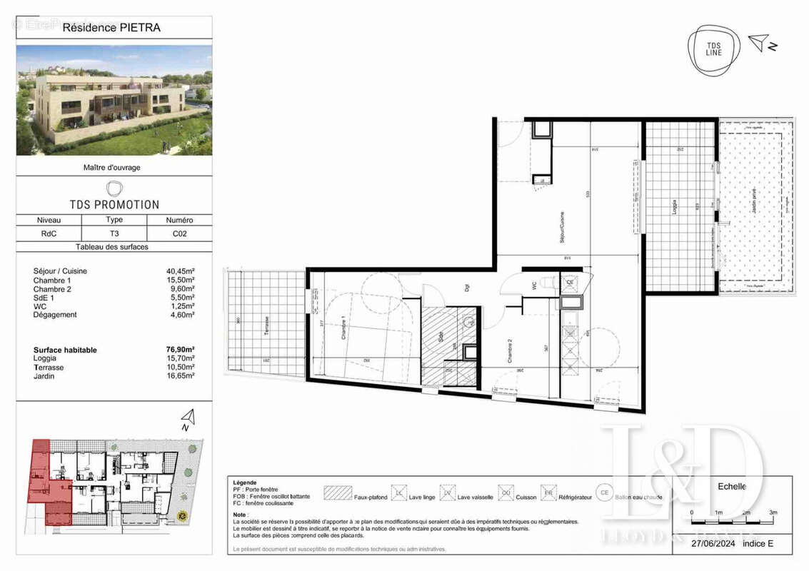 Appartement à CASTRIES
