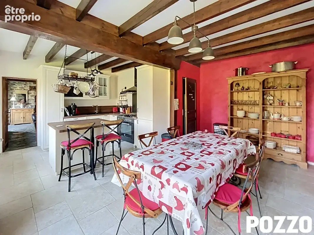 A vendre, maison en pierres de 8 pieces avec piscine chauffee à souleuvre en bocage (14350) - photo 7