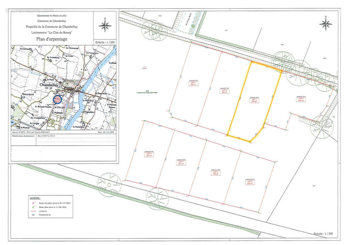 Terrain à CHAMBELLAY