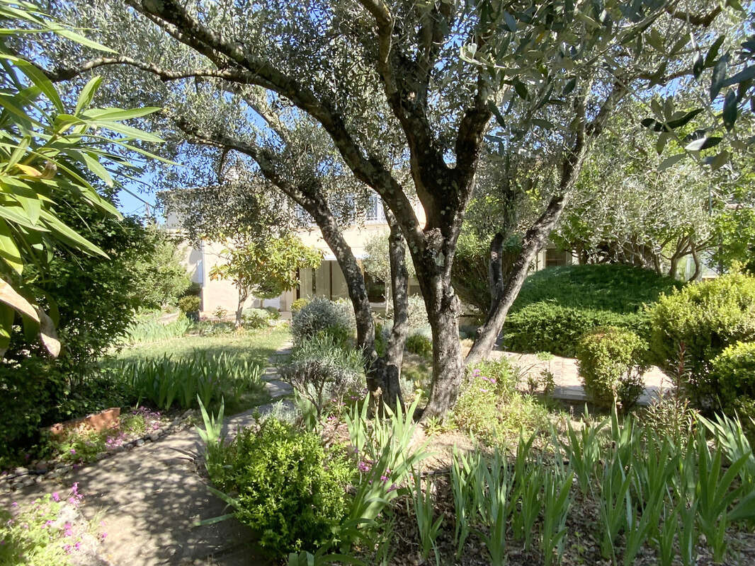 Charmante maison avec terrain arboré et piscine  à Uzès. - photo 13