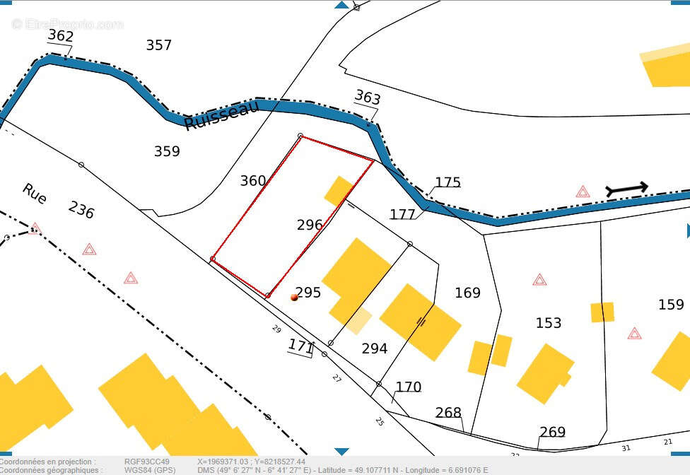 Terrain à SAINT-AVOLD